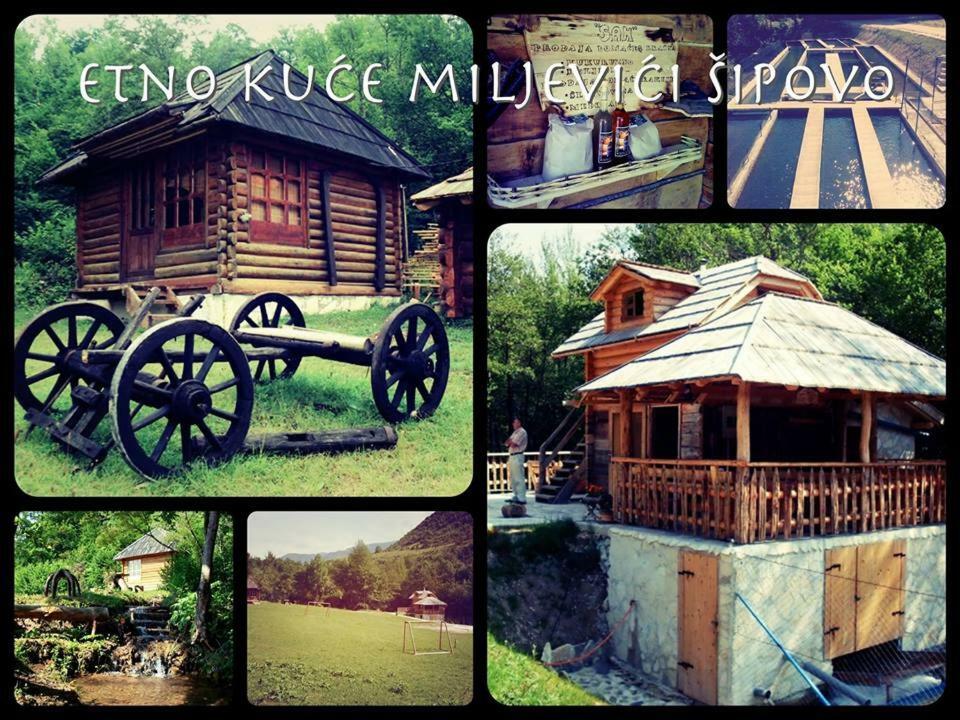 Hotel Etno Kuce Miljevic Sipovo Exterior foto